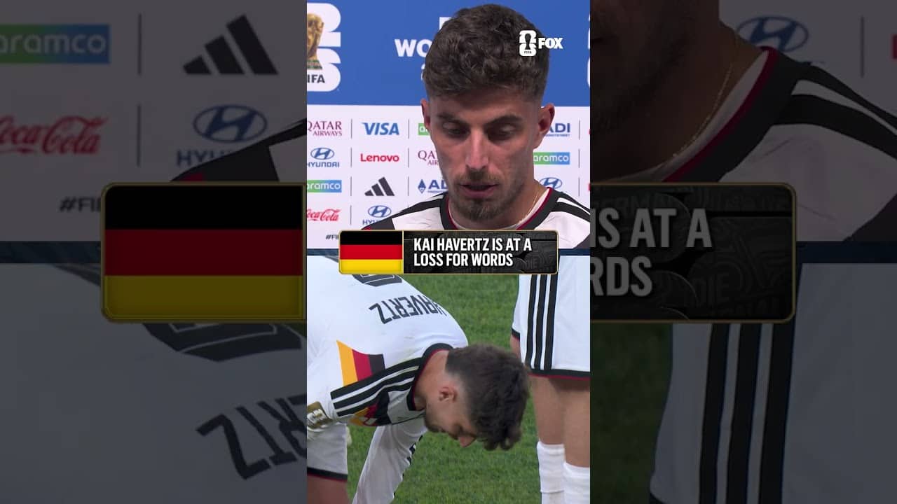 Kai Havertz spoke with Geoff Shreeve postgame after Germany's penalty loss to Paraguay