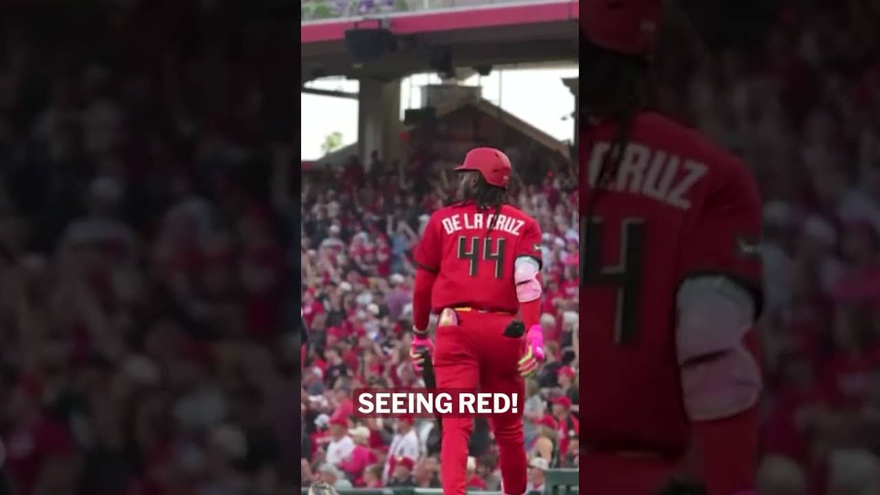 Elly De La Cruz goes yard in the all red City Connects 😮‍💨 MLB Highlights