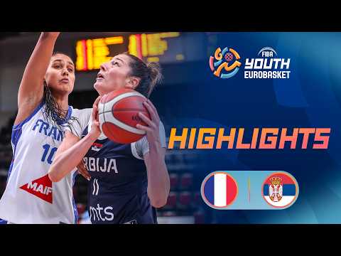 Round of 16: France 🇫🇷 vs Serbia 🇷🇸 | Highlights | FIBA U20 Women's EuroBasket 2026