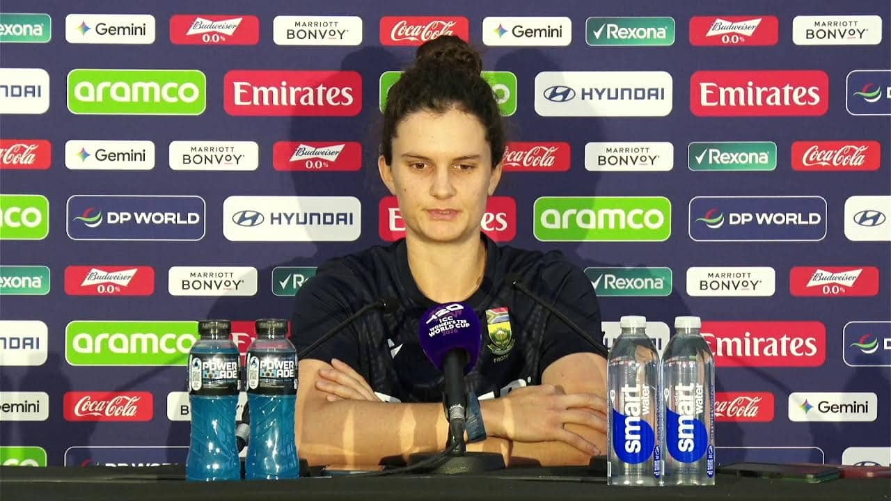 Watch Captain Laura Wolvaardt South Africa's #T20WomensWorldCup 2026 Pre Match Media Conference