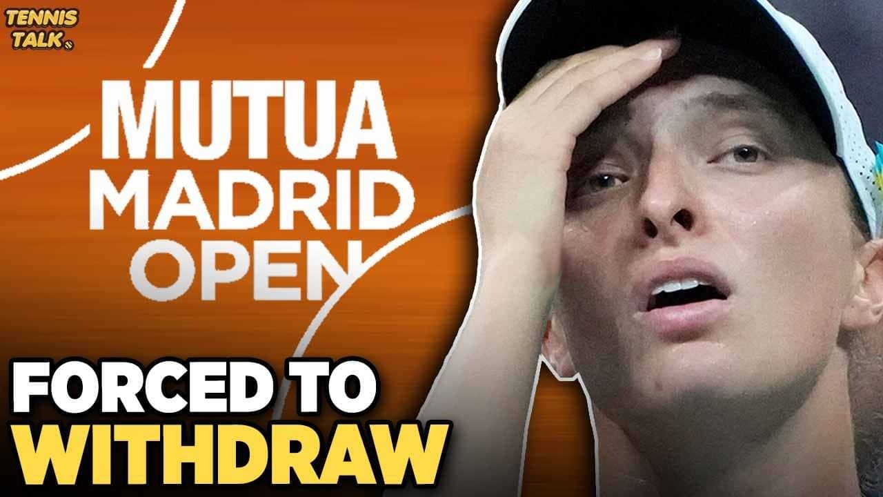Swiatek Forced to Withdraw from Madrid 2026 | Tennis News