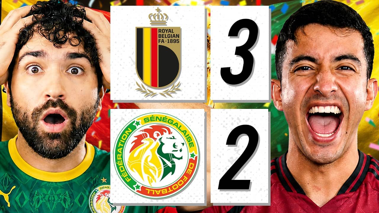SENEGAL STUNNED BY BELGIUM! 😲 BELGIUM 3-2 SENEGAL (REACTION)