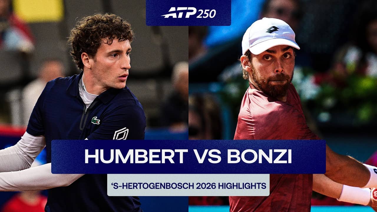 Ugo Humbert vs. Benjamin Bonzi Highlights | ‘s-Hertogenbosch 2026 Round 2