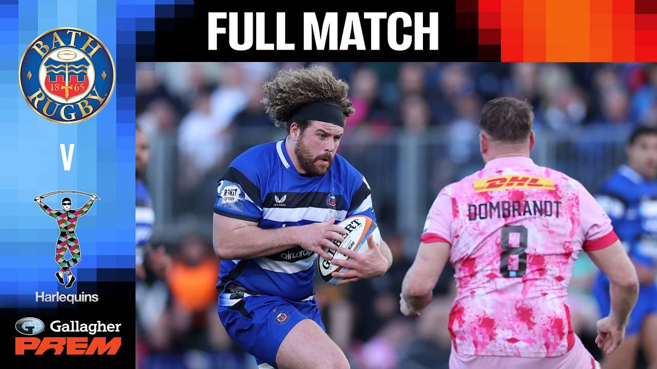 FULL MATCH: Bath Rugby v Harlequins | Gallagher PREM 25/26 | Round 13