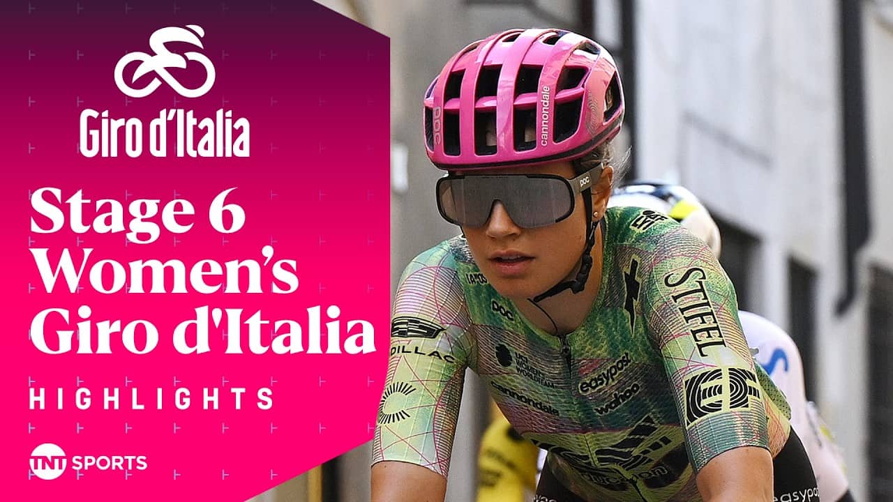 IN A LEAGUE OF HER OWN! 🤩 | 2026 Giro d'Italia Women Stage 6 Race Highlights | TNT Sports Cycling