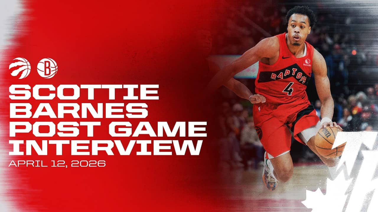 Scottie Barnes | Post Game vs Nets | April 12, 2026