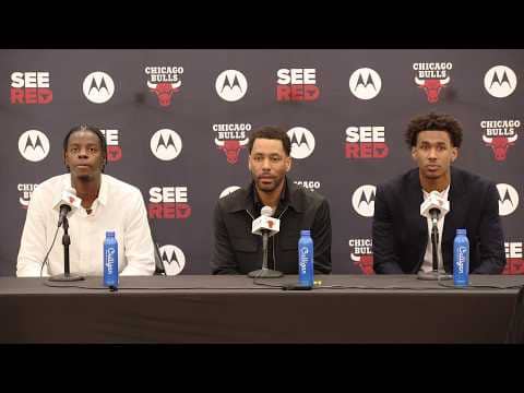 Caleb Wilson & Dailyn Swain FULL Bulls Introductory Press Conference