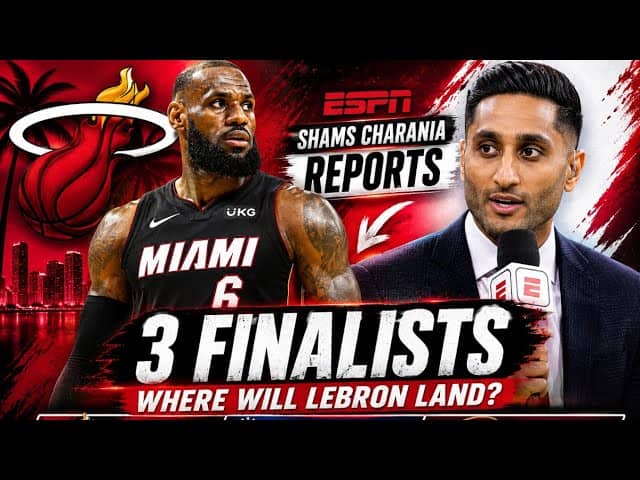 🚨 SHAMS DROPS BOMBSHELL! LeBron James’ FINAL 3 Teams Revealed… Is Miami NEXT?! 🔥👀
