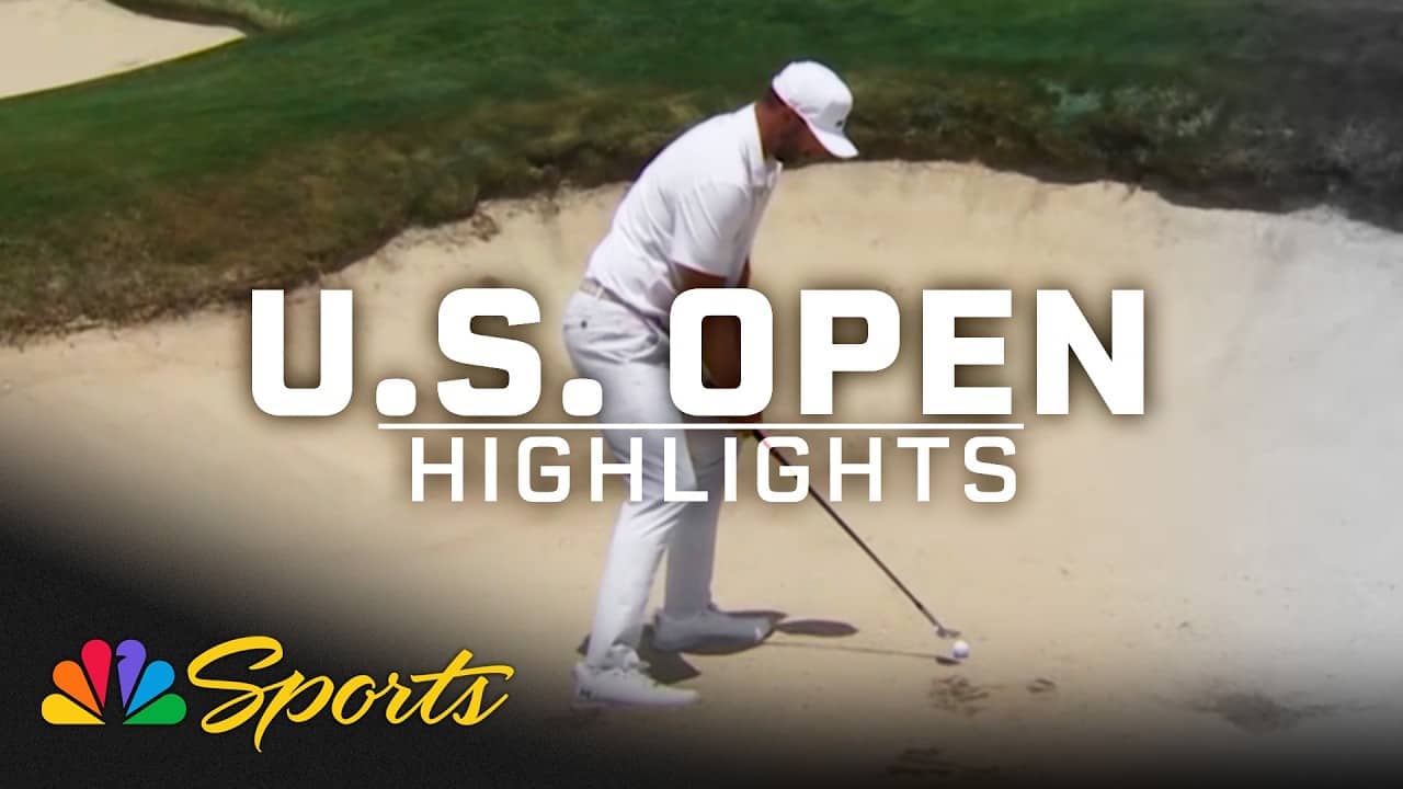 Dustin Johnson in freefall at U.S. Open after quad on No. 15 | Golf on NBC Sports