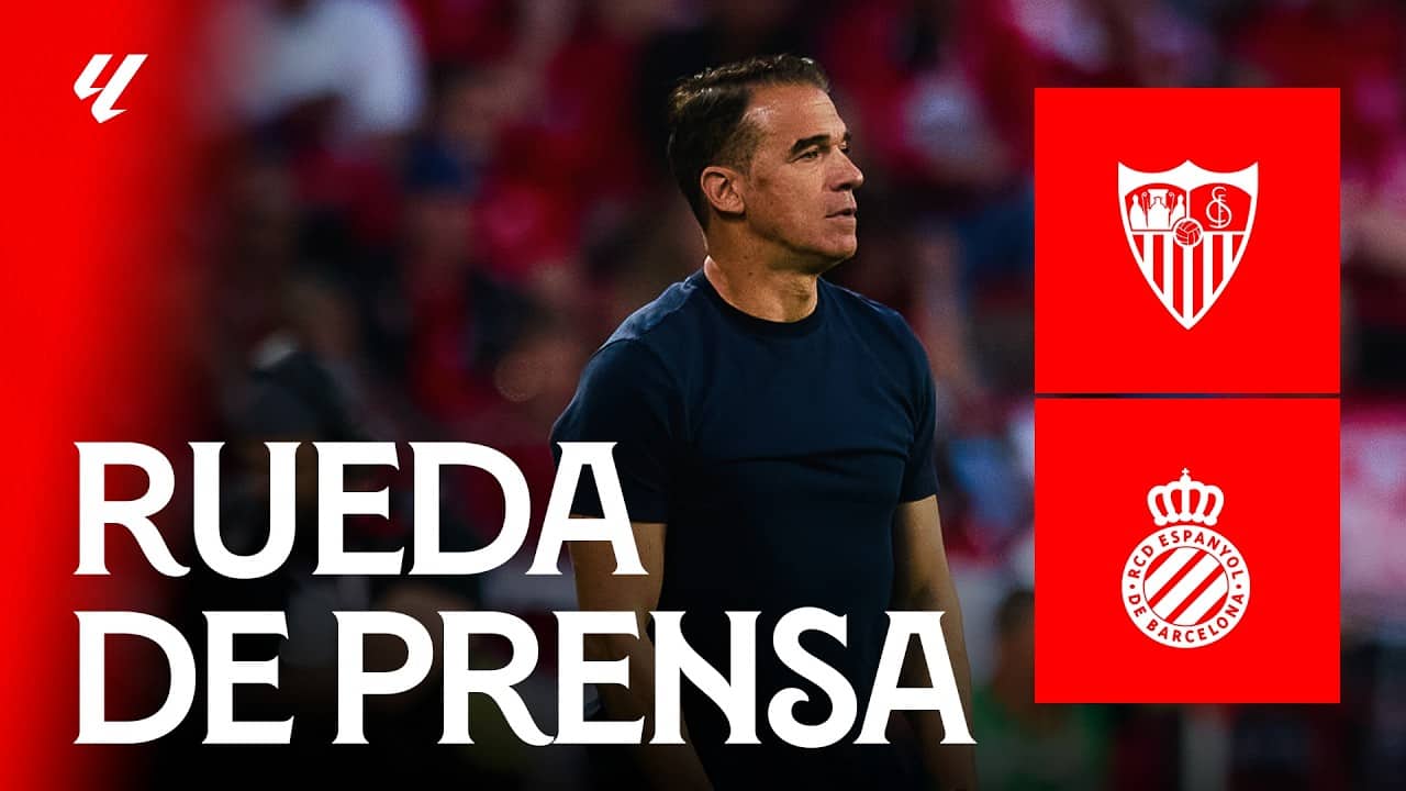 Rueda de prensa de Luis García Plaza en la previa del #SevillaEspanyol 📡 EN DIRECTO