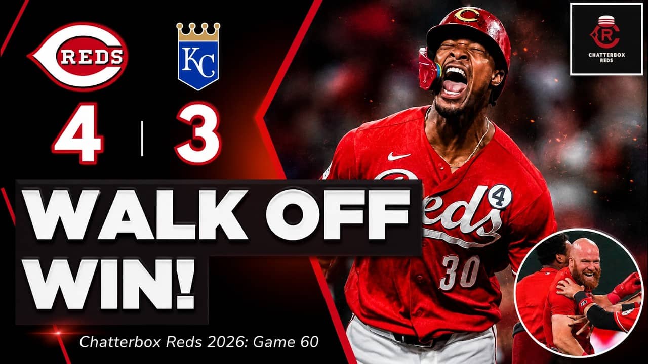 Cincinnati Reds earn WALK OFF win over Kansas City Royals! Benson tying HR in 9th | Highlights