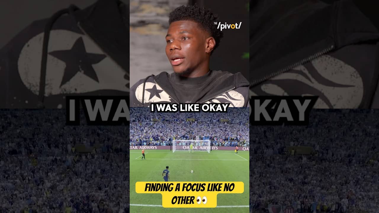 Aurélien Tchouaméni takes us through his penalty kick, France World Cup champ on the line 2022 ⚽️