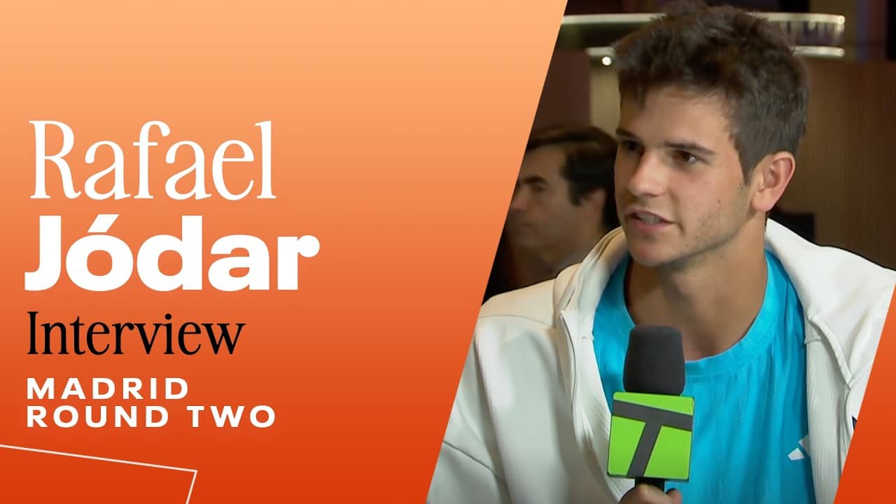 Rafael Jodar Reacts to First Top 10 Career Win over de Minaur | 2026 Madrid