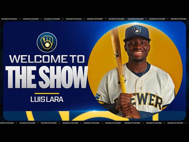 You're going to want to know Brewers top prospect Luis Lara! (MLB's No. 67 prospect)