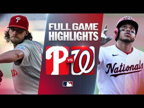 PHILLIES vs. NATIONALS Full Game Highlights (6/24/26) | MLB Highlights