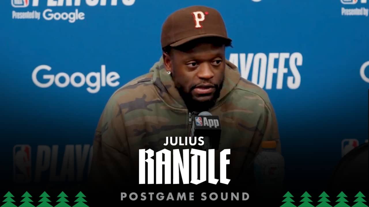 “It’s About Us Staying Poise & Sticking To The Game Plan.” | Julius Randle Postgame Sound | 04.25.26