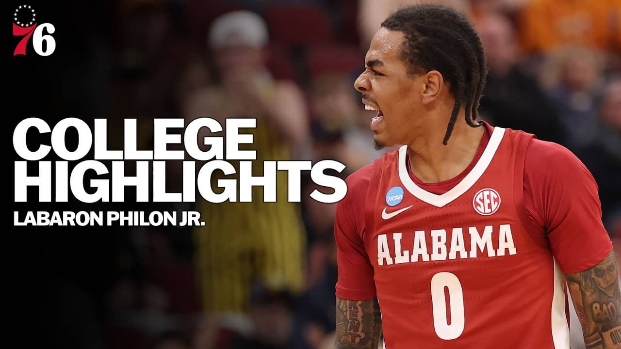 Labaron Philon Jr. College Highlights | Philadelphia 76ers First Round Draft Pick