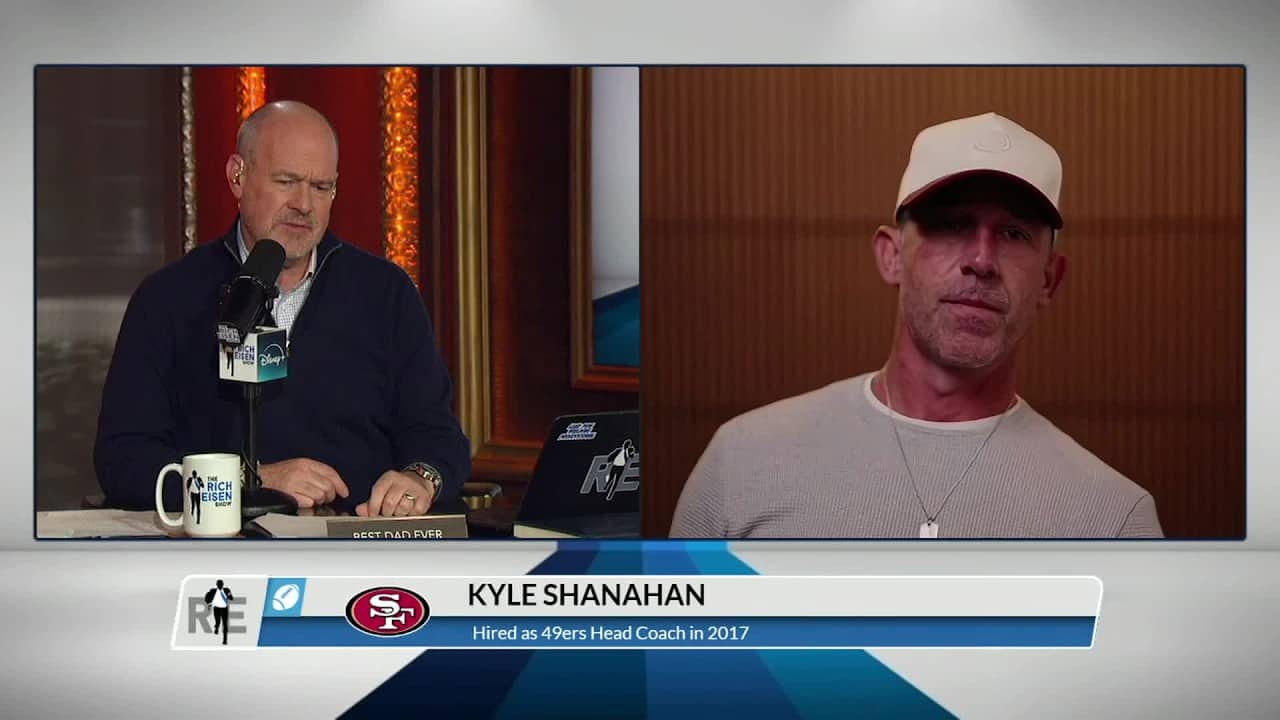 Kyle Shanahan says media calls around & shares secrets ahead of the draft 🤫 | The Rich Eisen Show
