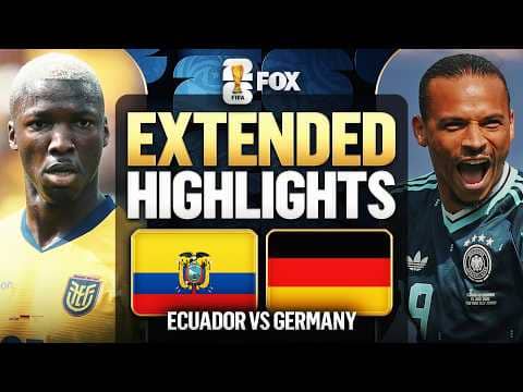 Ecuador vs Germany Extended Highlights 🌎🏆 2026 FIFA World Cup™