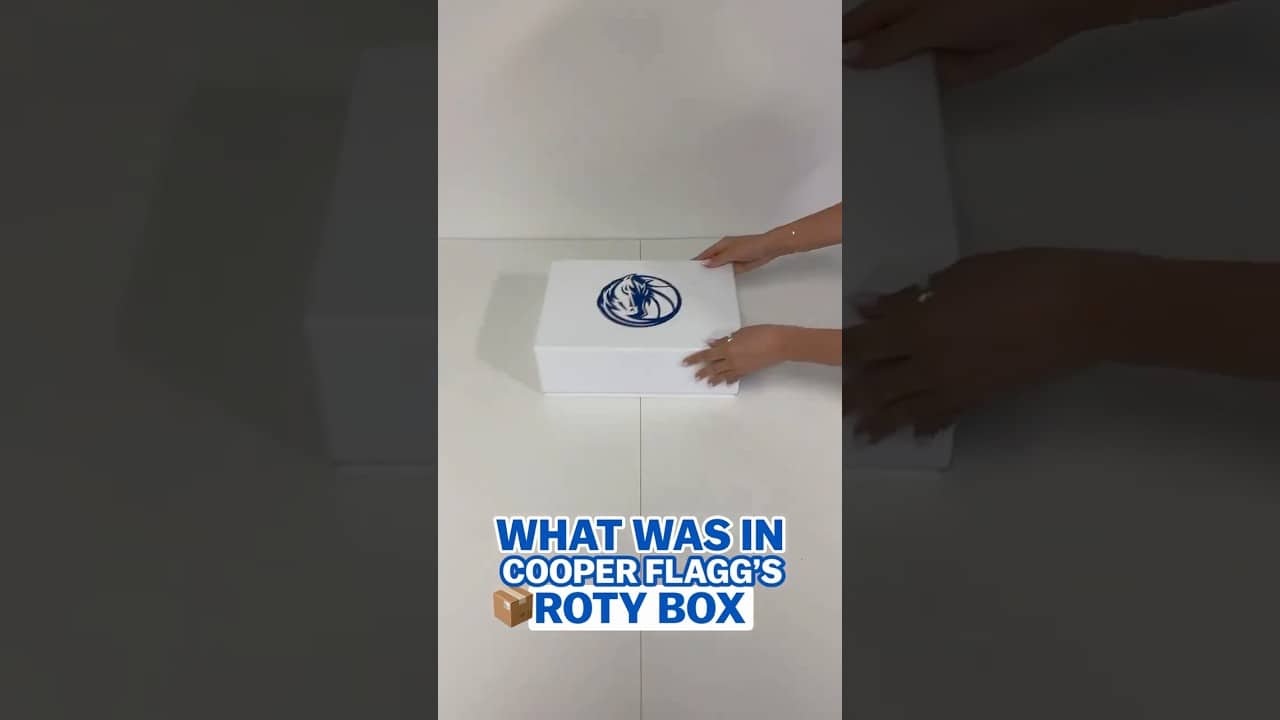 Unboxing the Rookie of the Year kit 📦 #unboxing #cooperflagg #dallasmavericks
