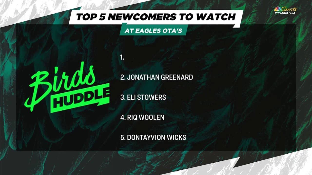 Counting down Eagles newcomers to keep an eye on at OTAs
