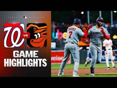 Nationals vs. Orioles Game Highlights (6/27/26) | MLB Highlights
