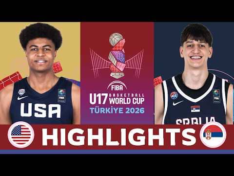 USA 🇺🇸 vs Serbia 🇷🇸 | FINAL HIGHLIGHTS | FIBA U17 Basketball World Cup 2026