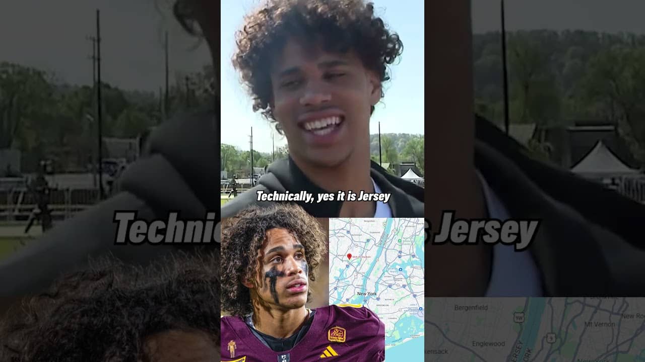 Jordyn Tyson's thoughts on being drafted by the Giants or Jets
