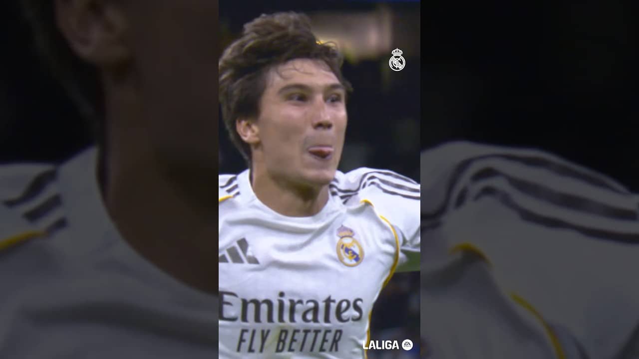🎯 Clinical from Gonzalo! #LaLigaHighlights #RealMadrid