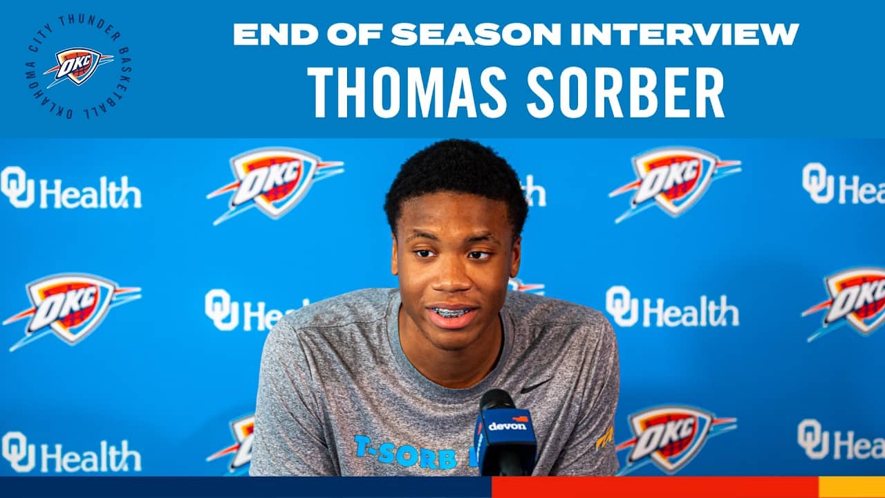 Thomas Sorber | 2025-26 End-of-Season Interviews | OKC Thunder