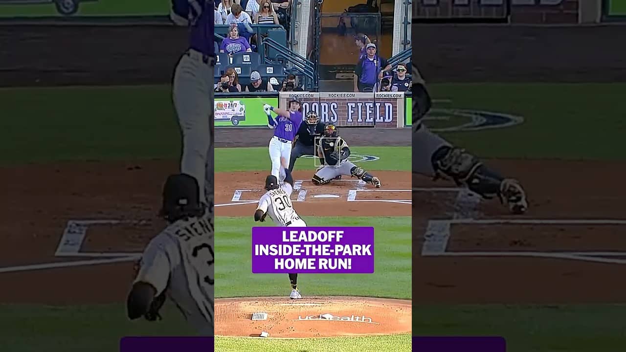 LEADOFF INSIDE-THE-PARK HOME RUN! 😱