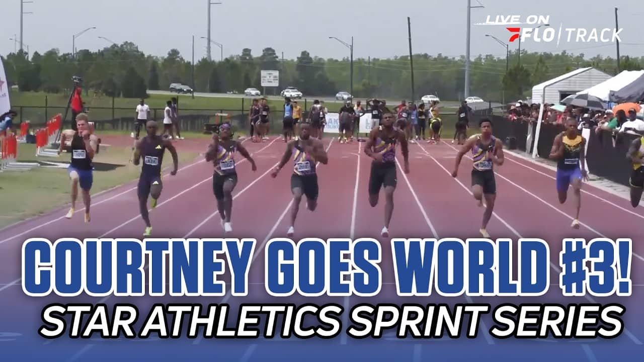 COURTNEY LINDSEY RUNS WORLD #3 100M! | Star Athletics Sprint Series