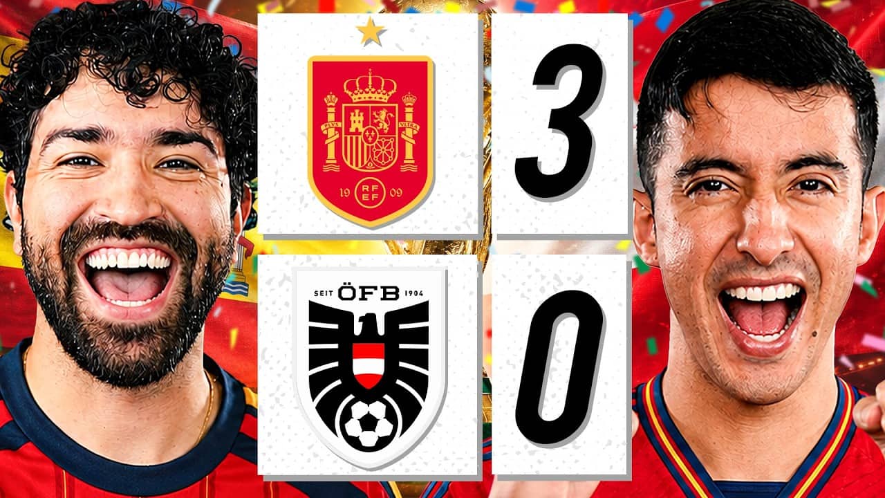 SPAIN RUNS CIRCLES AROUND AUSTRIA! 👏 SPAIN 3-0 AUSTRIA (REACTION)