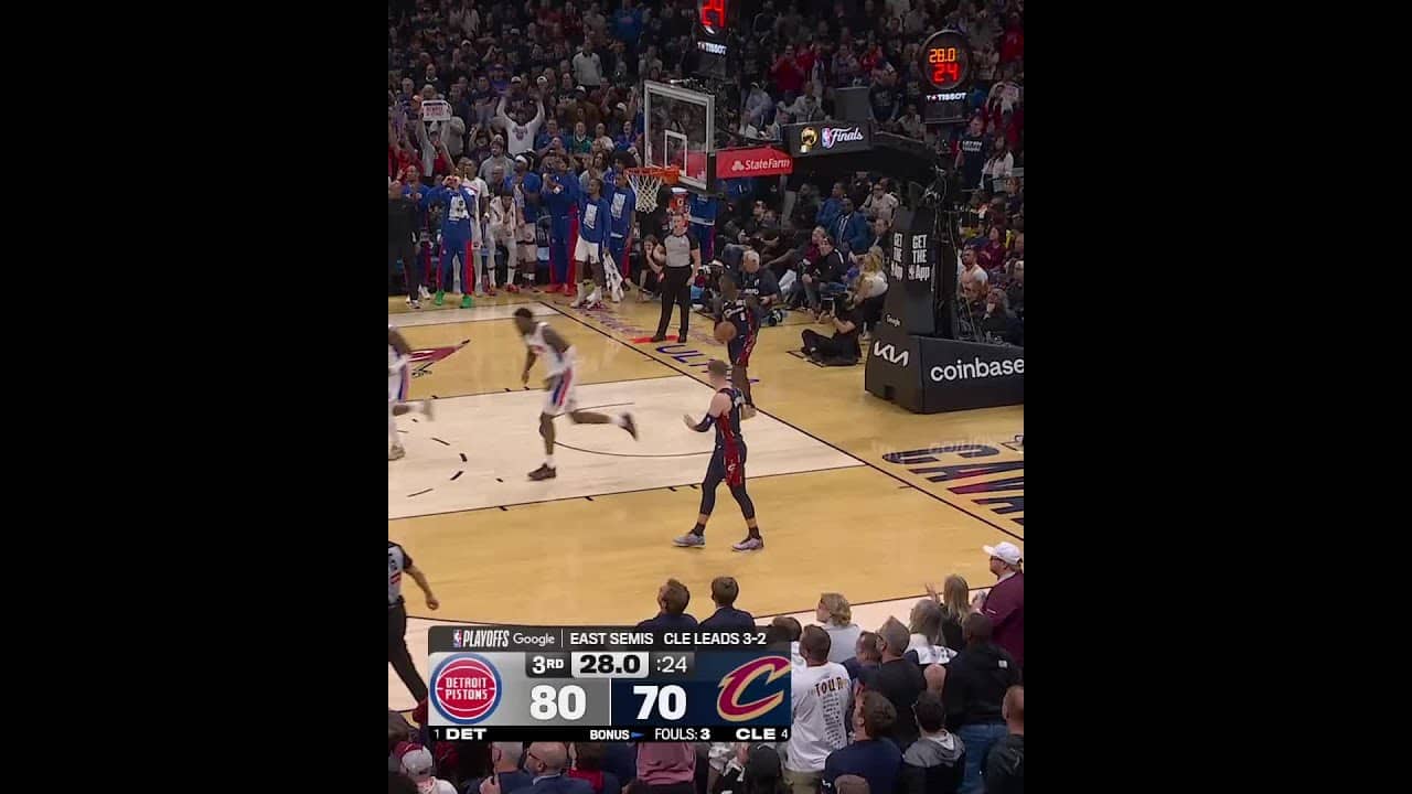 Game 6: 3rd Quarter Top Plays | Pistons vs. Cavs #nba #pistons #nbaplayoffs
