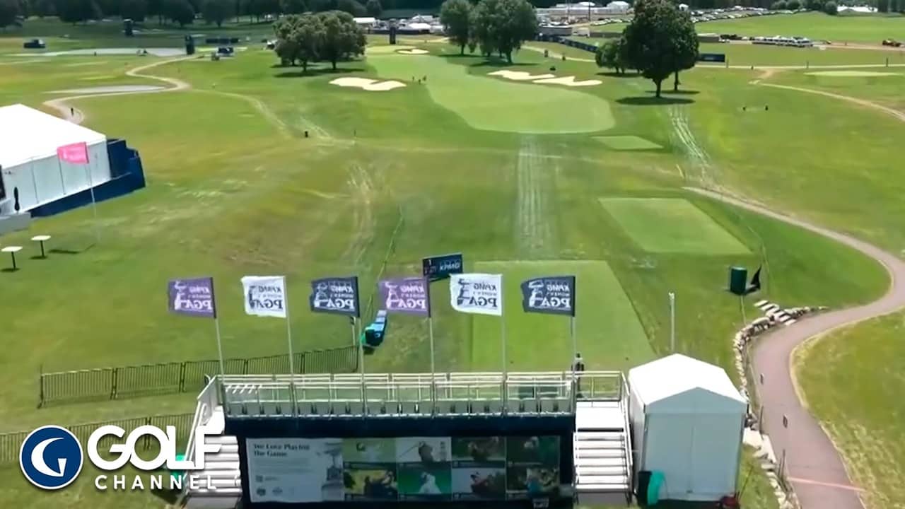 Hazeltine National’s Front Nine From Above | Golf Channel