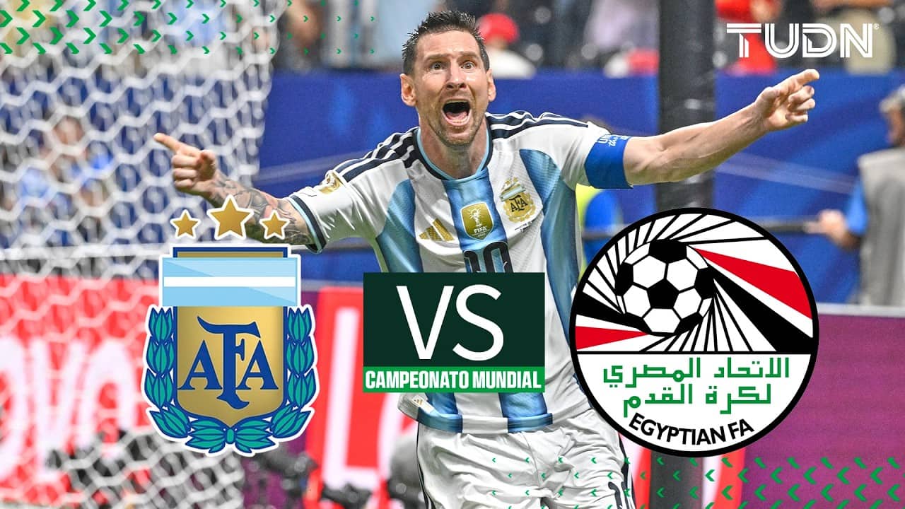 ¡Argentina logra épica remontada sobre Egipto de la mano de Messi! TUDN