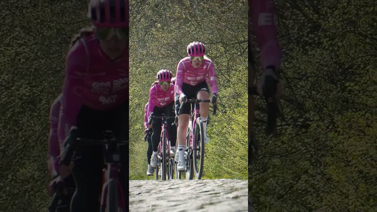 STRONG and STEADY over cobbled roads 😮‍💨 #shorts