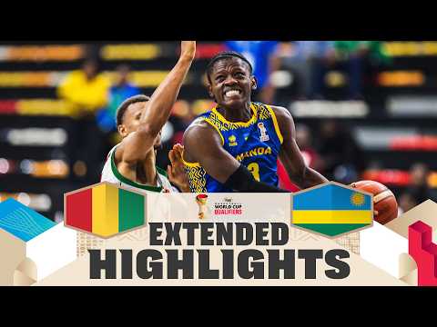 Guinea 🇬🇳 v Rwanda 🇷🇼 |  Extended Highlights | FIBA Basketball World Cup 2027 African Qualifiers