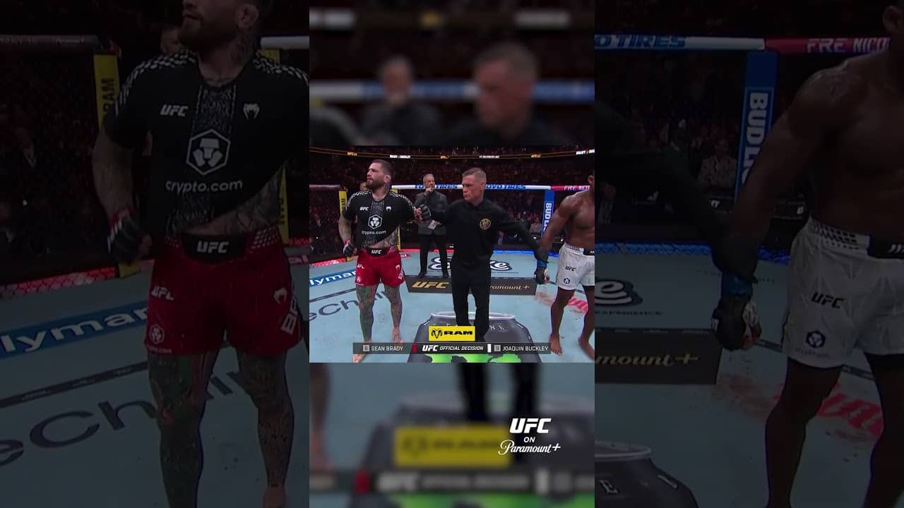 BRADY SHOWED DOMINANCE 💪 #ufc328