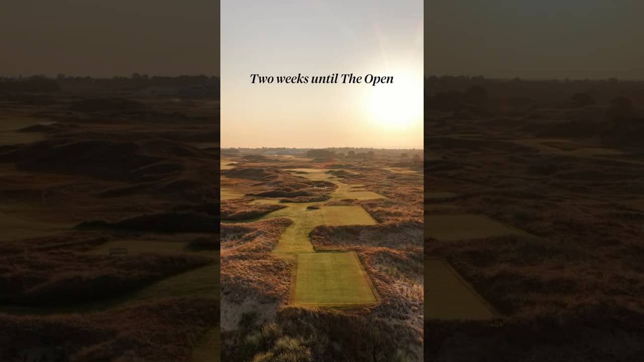 Two weeks until The Open is officially underway at Royal Birkdale. 🤩
