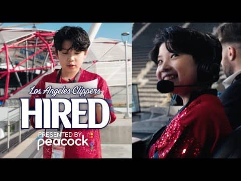 Kid Clipper Joins Clippers As An Announcer | LA Clippers Hired presented by Peacock π§π