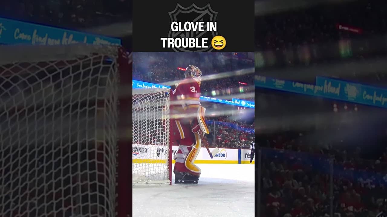 Giving the Glove a Talking To 😂
