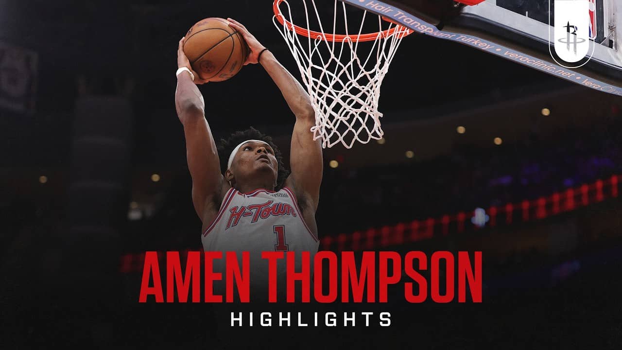 Amen Thompson (19 points) Highlights vs. Philadelphia 76ers