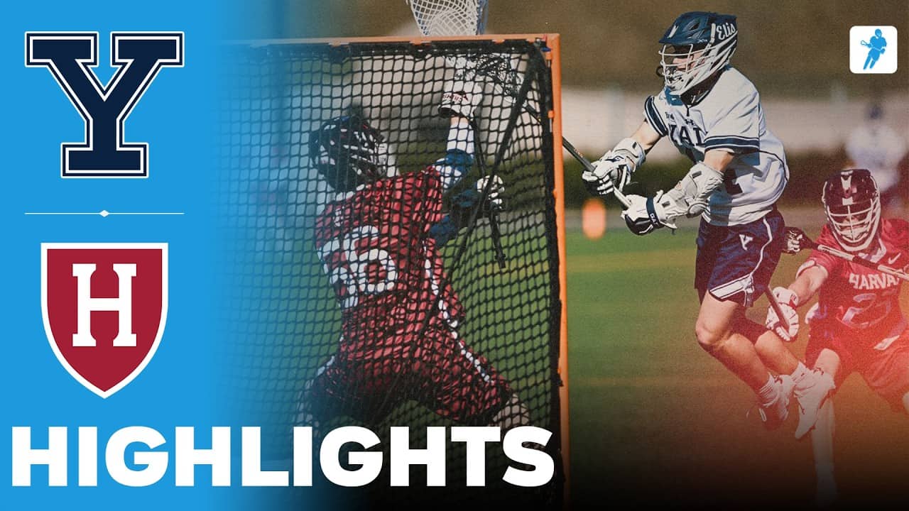 Yale vs Harvard | NCAA College Lacrosse | Highlights - April 11, 2026
