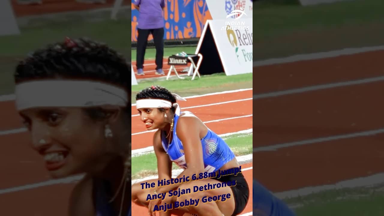 ANCY, THE NEW QUEEN OF LONG JUMP 👸 | #AFI #Shorts