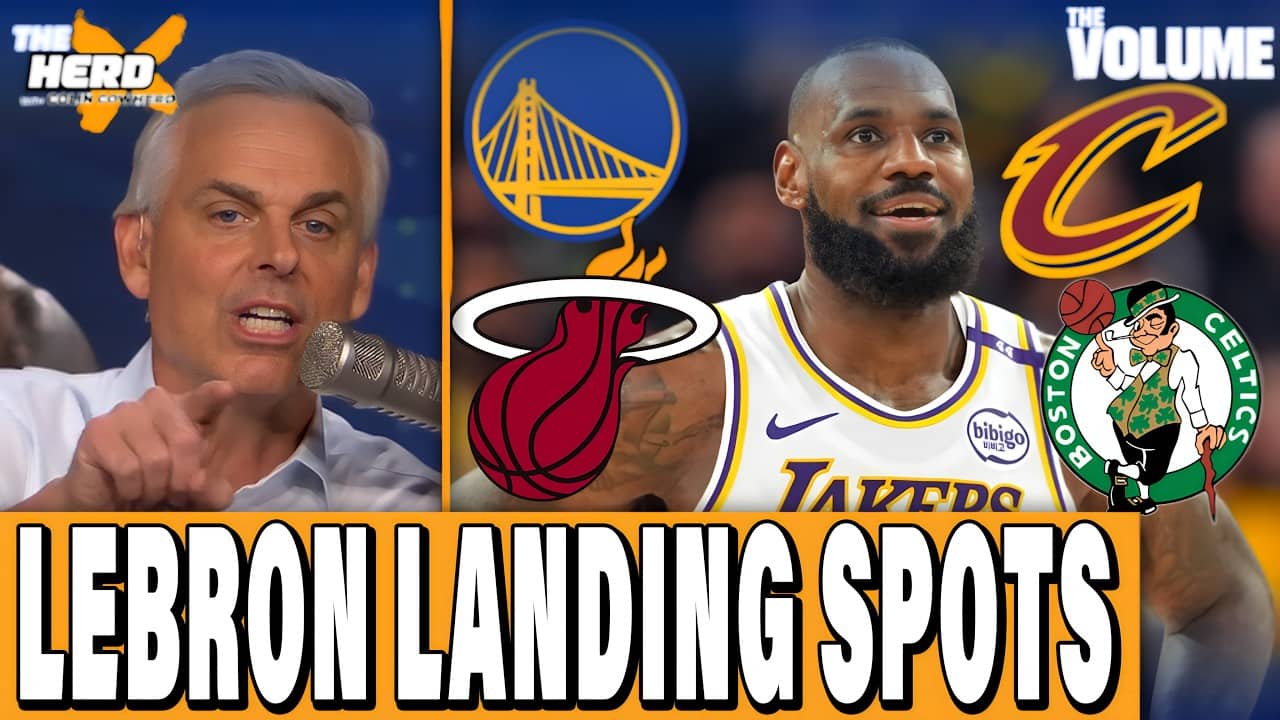 Next LeBron team: Cavs, Warriors, Heat, Celtics? + Caitlin Clark DISRESPECT | Colin Cowherd HERD NBA