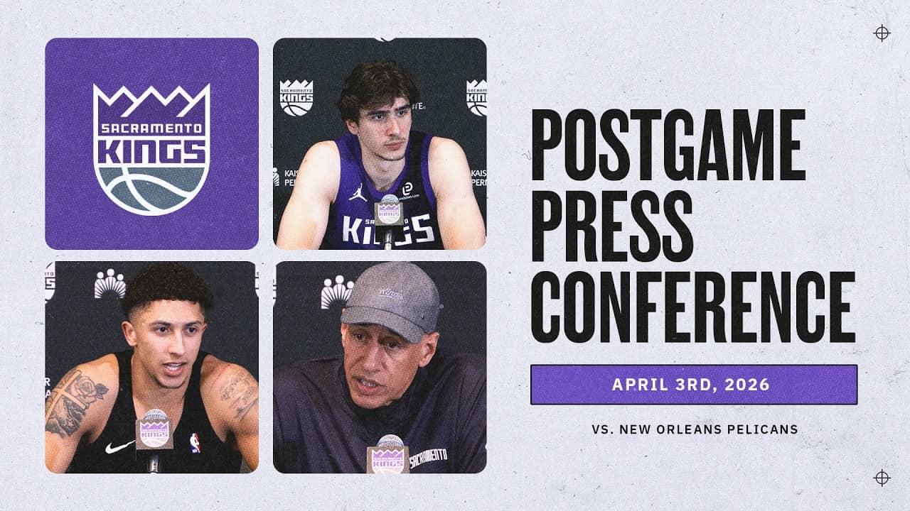Maxime Raynaud, Nique Clifford & Coach Christie | Postgame Interviews 4.4.2026