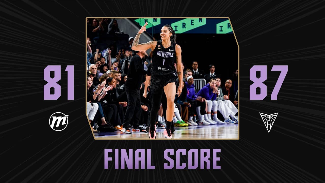 Golden State Valkyries BIG Commissioners Cup WIN vs. Phoenix Mercury | June 9, 2026