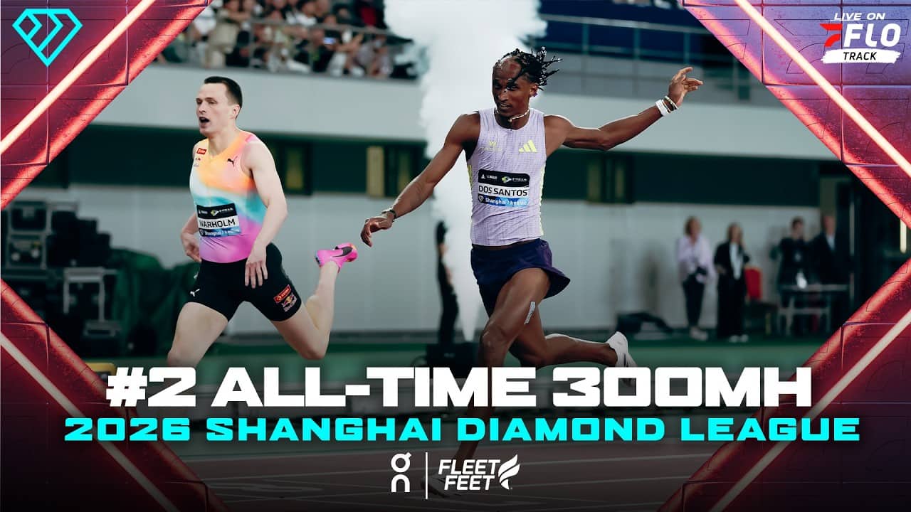 Warholm vs. Dos Santos in Crazy 300mH Upset | 2026 Shanghai Diamond League Race Video