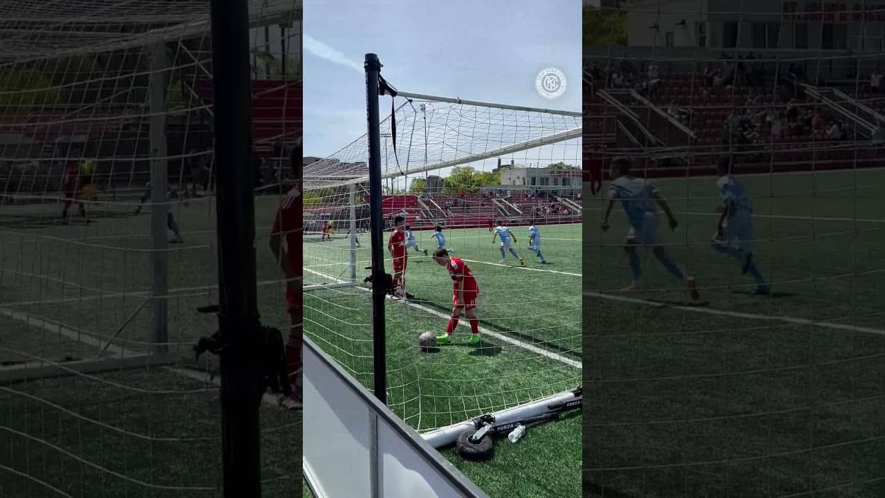 That's how you win a match 👏 #nycfc #mlsnext #youthsoccer #soccershorts #soccerskills #golazo